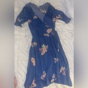 Blue Floral Dress